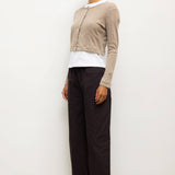 Leset - Pointelle Crop Cardigan