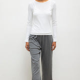 Leset - Pointelle Layered Long Sleeve