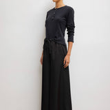 Leset - Pointelle Long Sleeve Henley