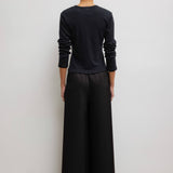 Leset - Pointelle Long Sleeve Henley