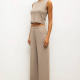 Leset - Pointelle Sleeveless Crew