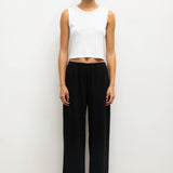 Leset - Pointelle Sleeveless Crew