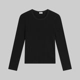 Leset - Pointelle Slim Fit Long Sleeve
