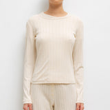 Leset - Pointelle Slim Fit Long Sleeve