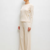 Leset - Pointelle Slim Fit Long Sleeve