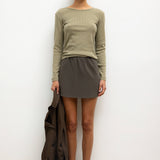 Leset - Pointelle Slim Fit Long Sleeve