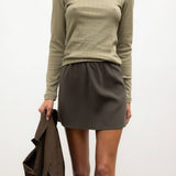 Leset - Pointelle Slim Fit Long Sleeve