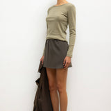 Leset - Pointelle Slim Fit Long Sleeve