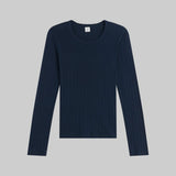 Leset - Pointelle Slim Fit Long Sleeve