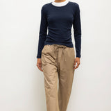 Leset - Pointelle Slim Fit Long Sleeve