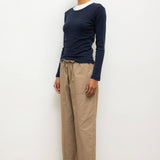 Leset - Pointelle Slim Fit Long Sleeve