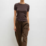 Leset - Pointelle Slim Fit Tee