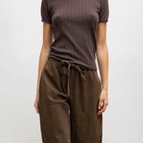 Leset - Pointelle Slim Fit Tee