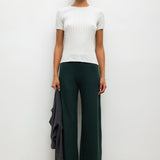 Leset - Pointelle Slim Fit Tee