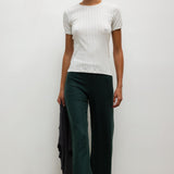 Leset - Pointelle Slim Fit Tee