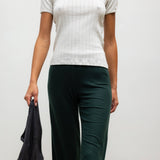 Leset - Pointelle Slim Fit Tee