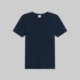 Leset - Pointelle Slim Fit Tee