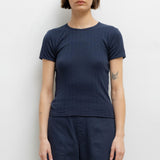 Leset - Pointelle Slim Fit Tee