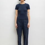 Leset - Pointelle Slim Fit Tee