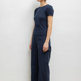 Leset - Pointelle Slim Fit Tee