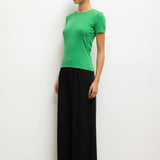 Leset - Pointelle Slim Fit Tee