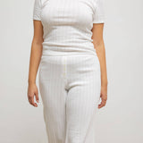 Leset - Pointelle Slim Fit Tee