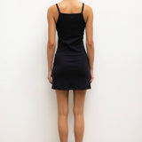 Leset - Pointelle Square Neck Mini Dress