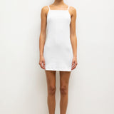 Leset - Pointelle Square Neck Mini Dress