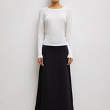 Leset - Pointelle Slim Fit Long Sleeve