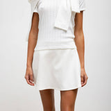 Leset - Pointelle Slim Fit Tee