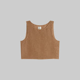 Leset - Stella Crop Sleeveless Crew