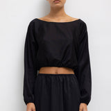 Leset - Yoko Long Sleeve Blouson Top