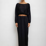 Leset - Yoko Long Sleeve Blouson Top