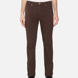 FRAME - L'Homme Slim Brushed Twill -- Garage Dark Brown