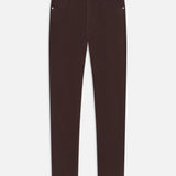 FRAME - L'Homme Slim Brushed Twill -- Garage Dark Brown