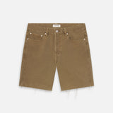 FRAME - Relaxed Short Raw Hem -- Light Brown