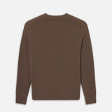 FRAME - Cashmere Crewneck Sweater -- Latte Brown