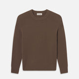 FRAME - Cashmere Crewneck Sweater -- Latte Brown