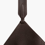 Khaite - Small Lotus Tote in Dark Brown Pebbled Leather