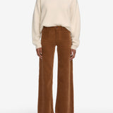 FRAME - Le Slim Palazzo Modernist Pocket Corduroy -- Maple Brown