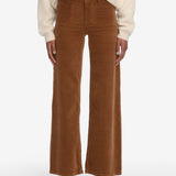 FRAME - Le Slim Palazzo Modernist Pocket Corduroy -- Maple Brown