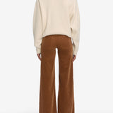 FRAME - Le Slim Palazzo Modernist Pocket Corduroy -- Maple Brown