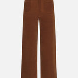 FRAME - Le Slim Palazzo Modernist Pocket Corduroy -- Maple Brown