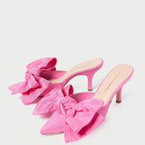 Loeffler Randall - Margot Rose Moiré Bow Mule