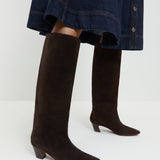 Loeffler Randall - Marley Brown Suede Tall Boot