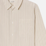 FRAME - Brown Striped Shirt -- Brown Stripe