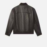 FRAME - Shearling Bomber -- Dark Brown