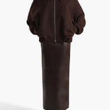 Khaite - Odin Jacket in Dark Brown