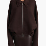 Khaite - Odin Jacket in Dark Brown