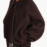 Khaite - Odin Jacket in Dark Brown